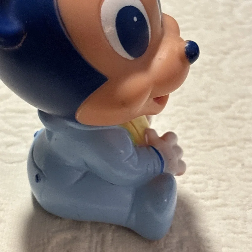 Vintage 1980's Disney Baby Mickey Mouse Squeeze Toy